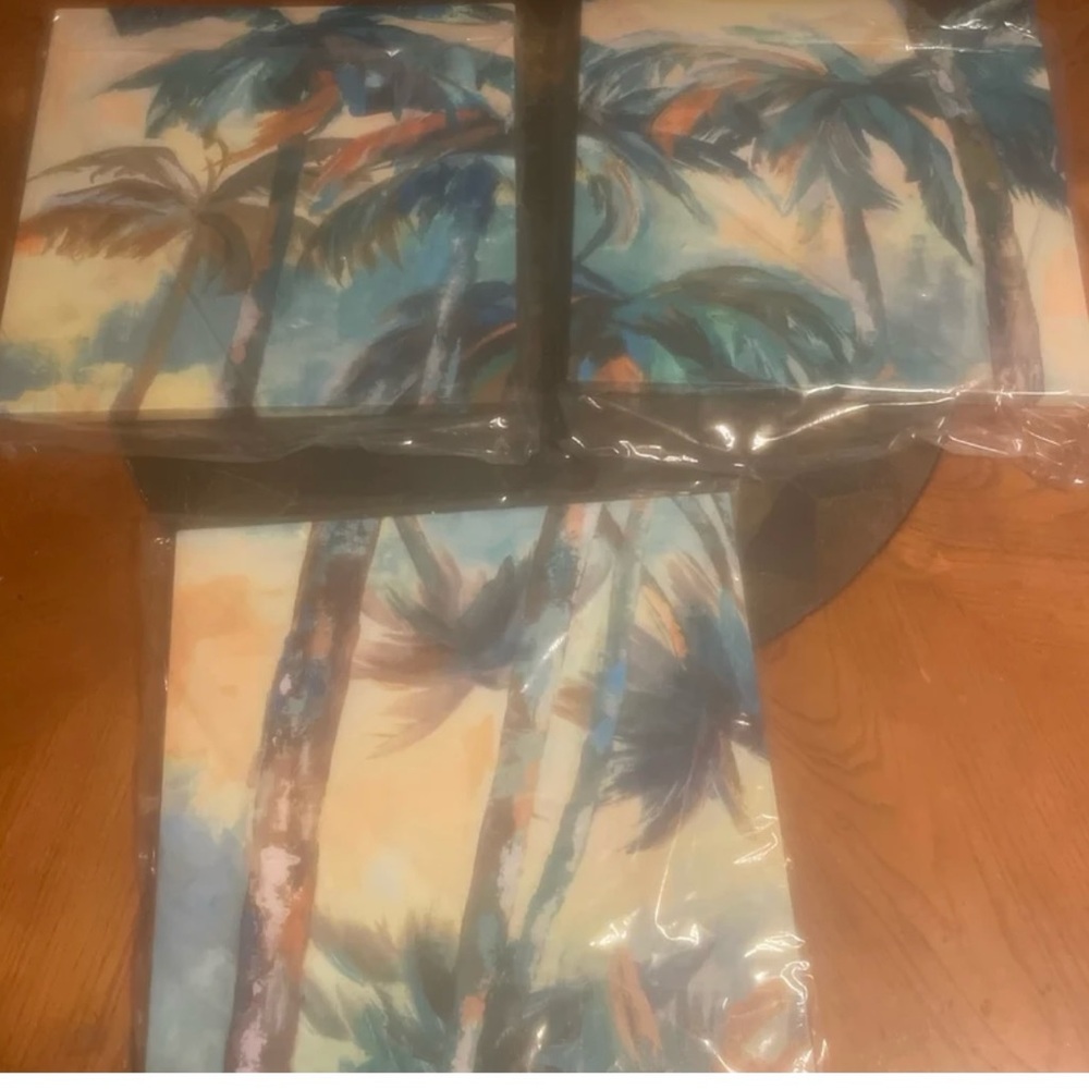 Tropical Palm Tree Canvas Wall Art